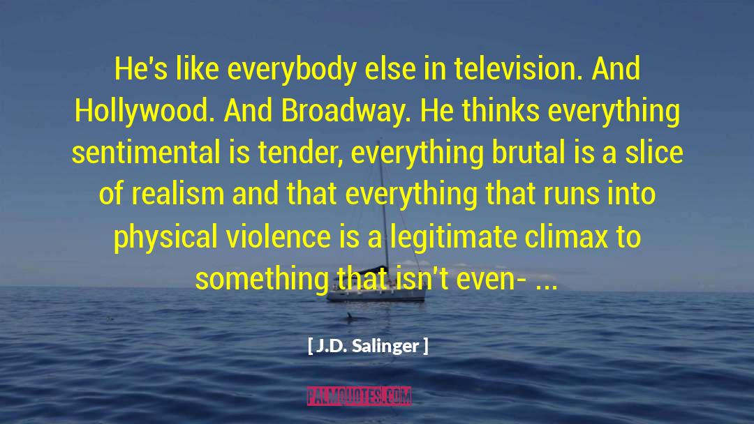 Physical Violence quotes by J.D. Salinger