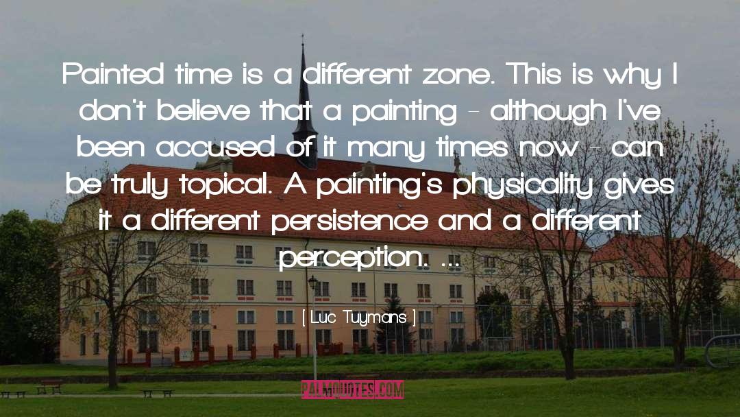 Physicality quotes by Luc Tuymans