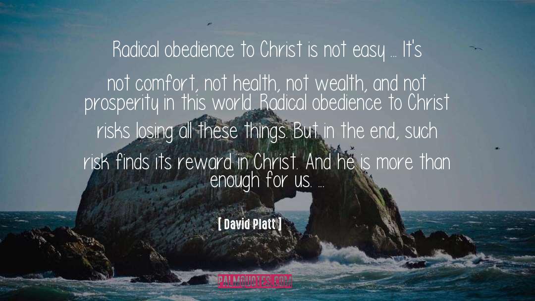 Physically Health quotes by David Platt