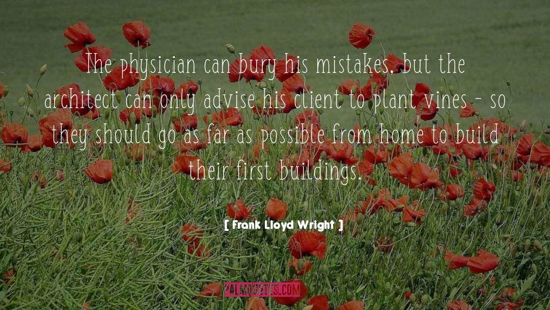 Physician quotes by Frank Lloyd Wright