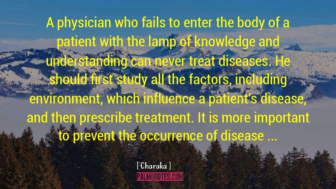 Physician quotes by Charaka