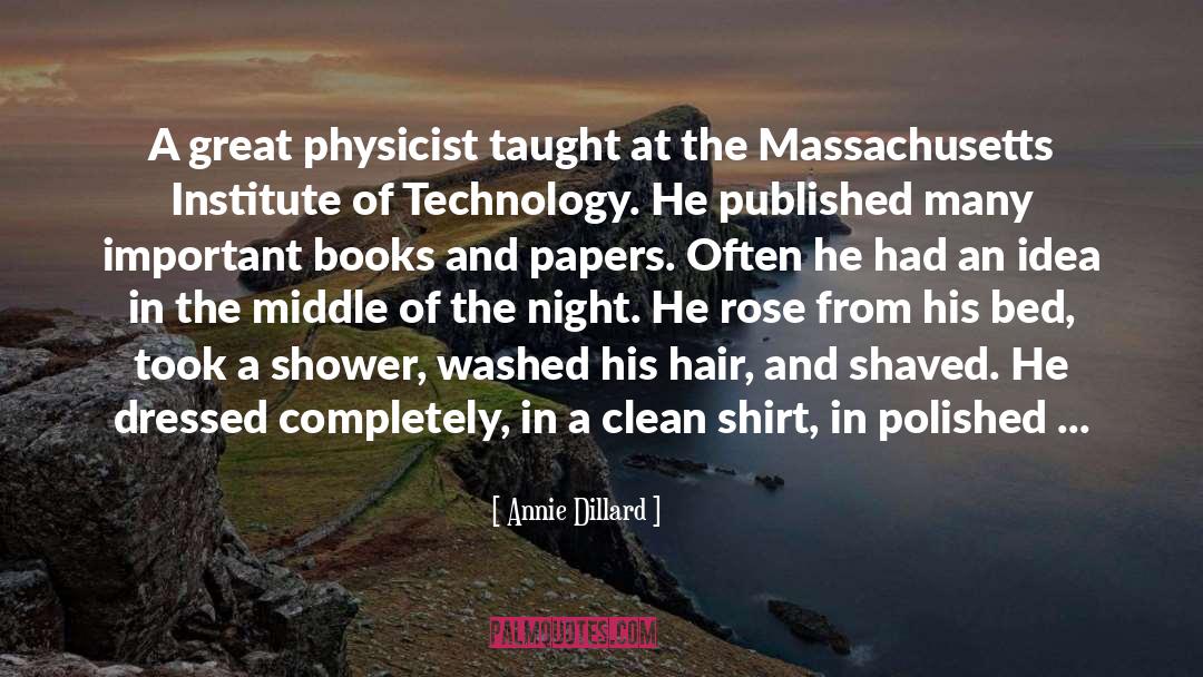 Physicist quotes by Annie Dillard