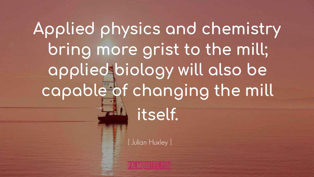Physics Experiment quotes by Julian Huxley