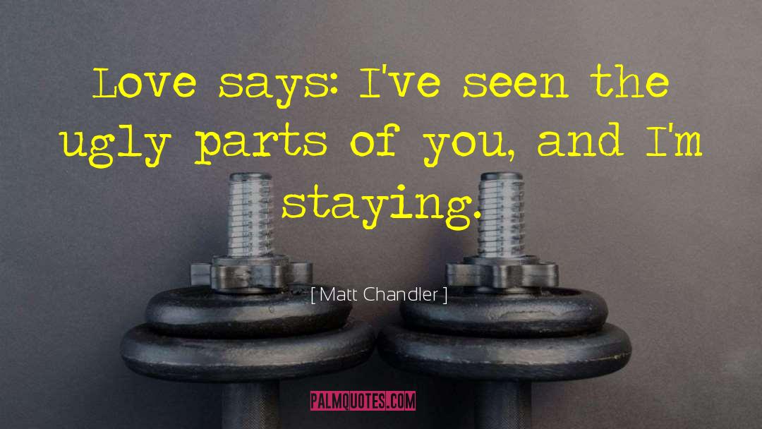 Physics Love quotes by Matt Chandler