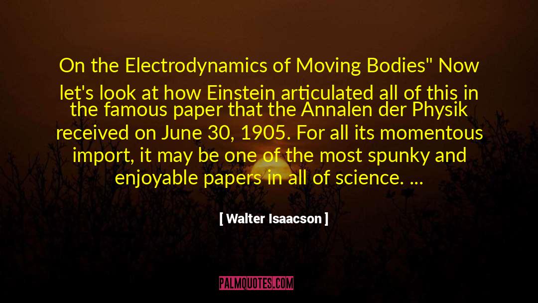 Physik quotes by Walter Isaacson