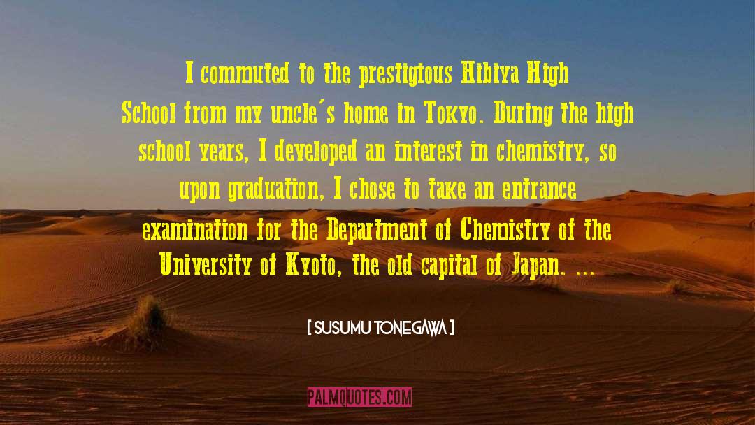 Physiological Chemistry quotes by Susumu Tonegawa