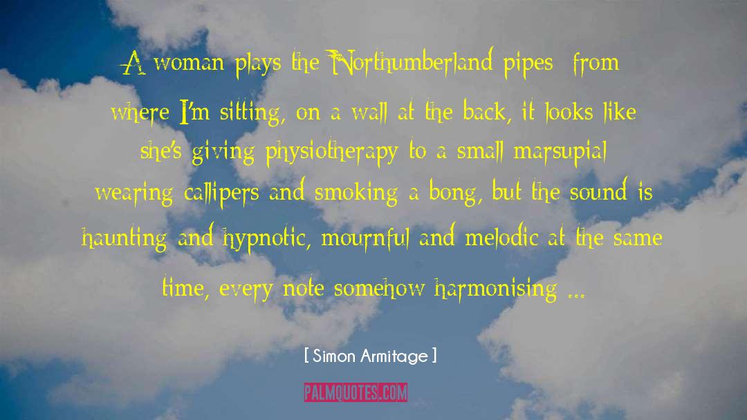 Physiotherapy quotes by Simon Armitage