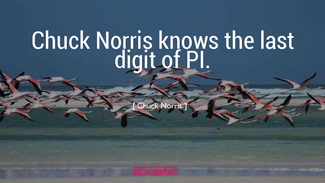 Pi quotes by Chuck Norris