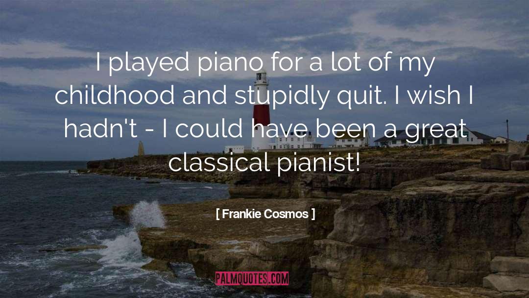 Pianist quotes by Frankie Cosmos