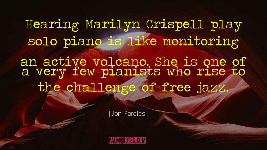 Pianist quotes by Jon Pareles