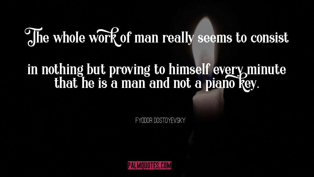 Piano Keys quotes by Fyodor Dostoyevsky