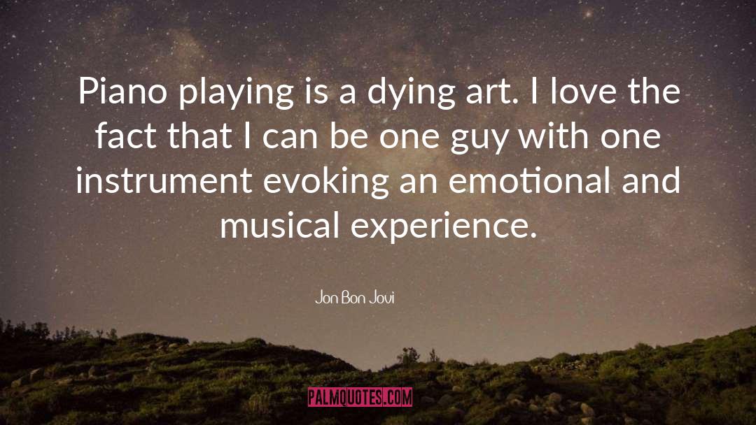 Piano Playing quotes by Jon Bon Jovi