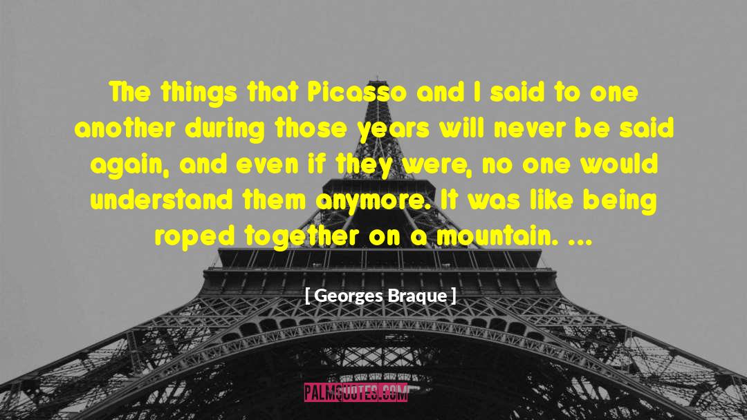 Picasso quotes by Georges Braque