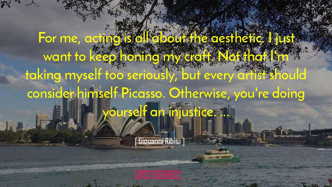 Picasso quotes by Giovanni Ribisi