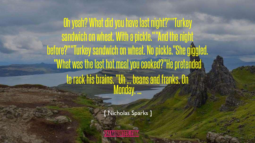 Pickle quotes by Nicholas Sparks