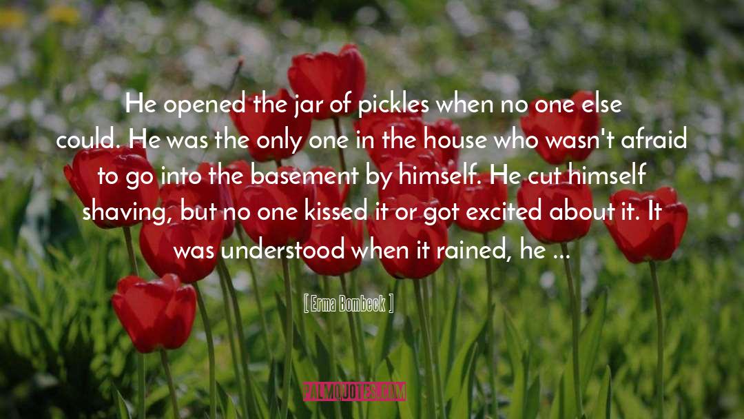 Pickles quotes by Erma Bombeck
