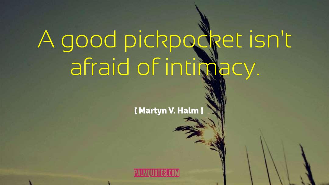 Pickpocket quotes by Martyn V. Halm