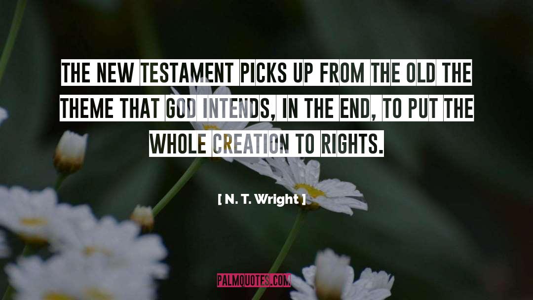 Picks quotes by N. T. Wright