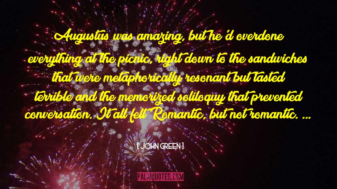 Picnic quotes by John Green
