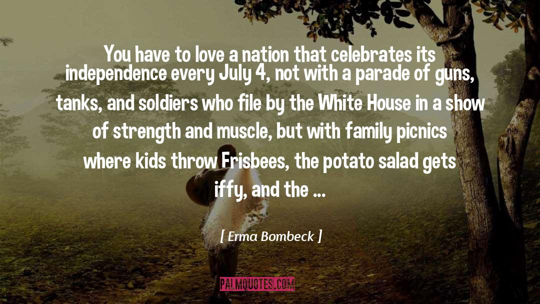 Picnics quotes by Erma Bombeck