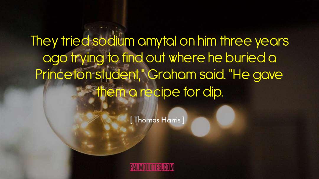 Picones Recipe quotes by Thomas Harris