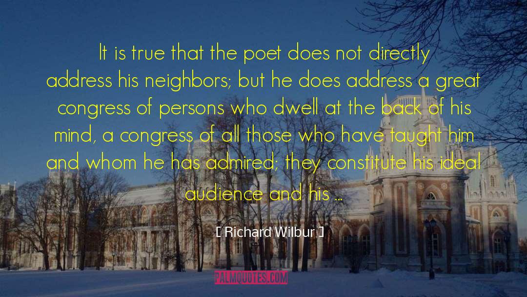 Picture Poet quotes by Richard Wilbur