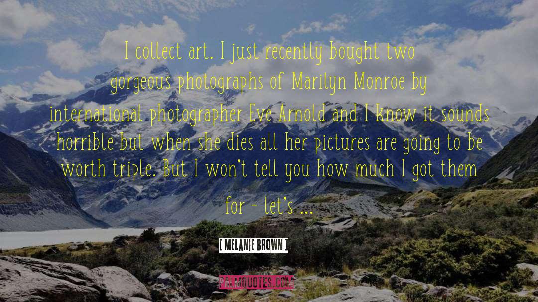 Pictures And Words quotes by Melanie Brown