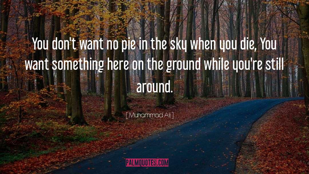 Pie In The Sky quotes by Muhammad Ali