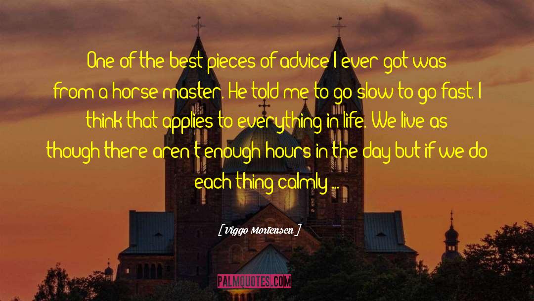 Pieces Of Advice quotes by Viggo Mortensen