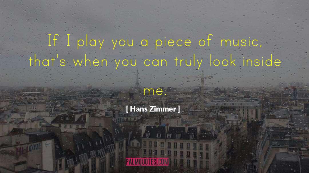 Pieces Of Perfection quotes by Hans Zimmer