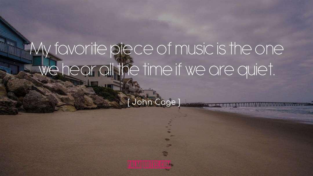 Pieces quotes by John Cage