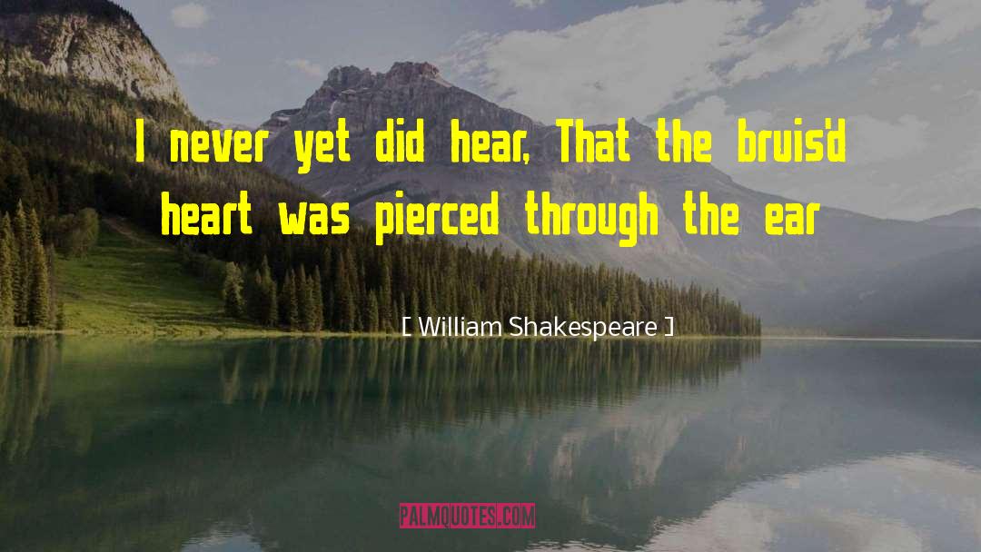 Pierced quotes by William Shakespeare