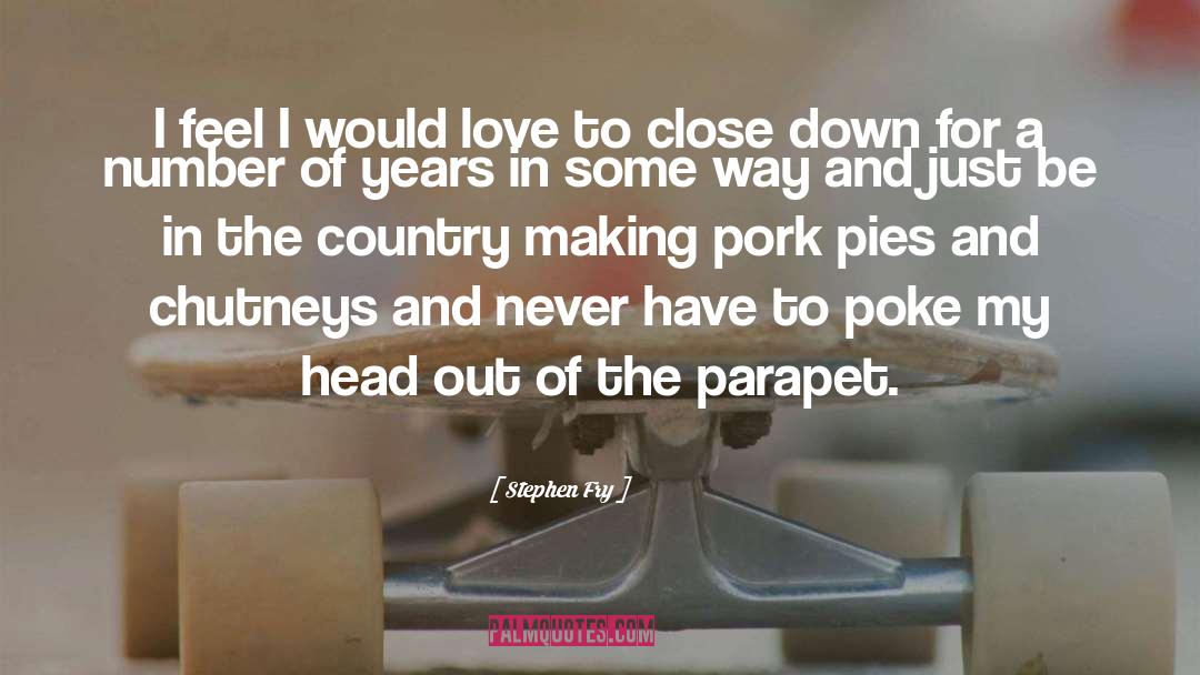 Pies quotes by Stephen Fry