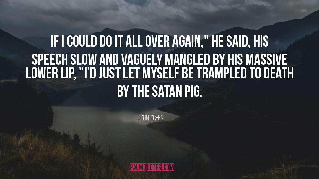 Pig Hunting quotes by John Green