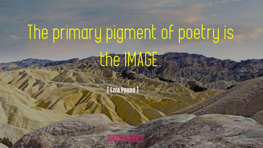 Pigment quotes by Ezra Pound