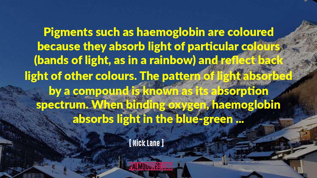 Pigments quotes by Nick Lane