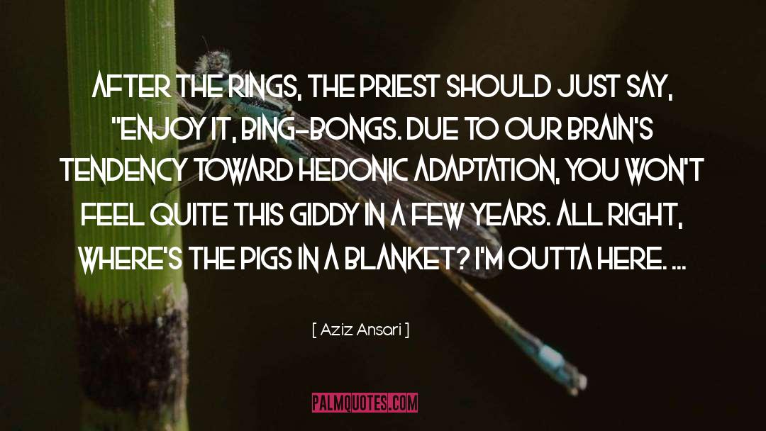 Pigs In A Blanket quotes by Aziz Ansari