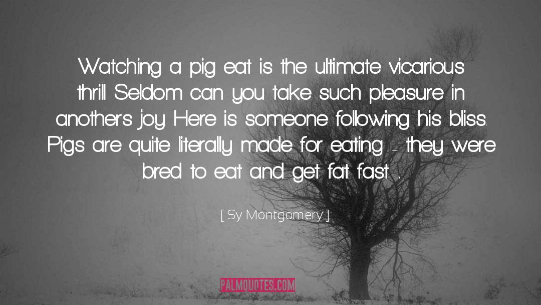 Pigs quotes by Sy Montgomery