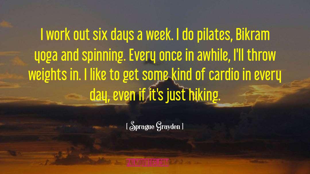 Pilates Cadillac quotes by Sprague Grayden