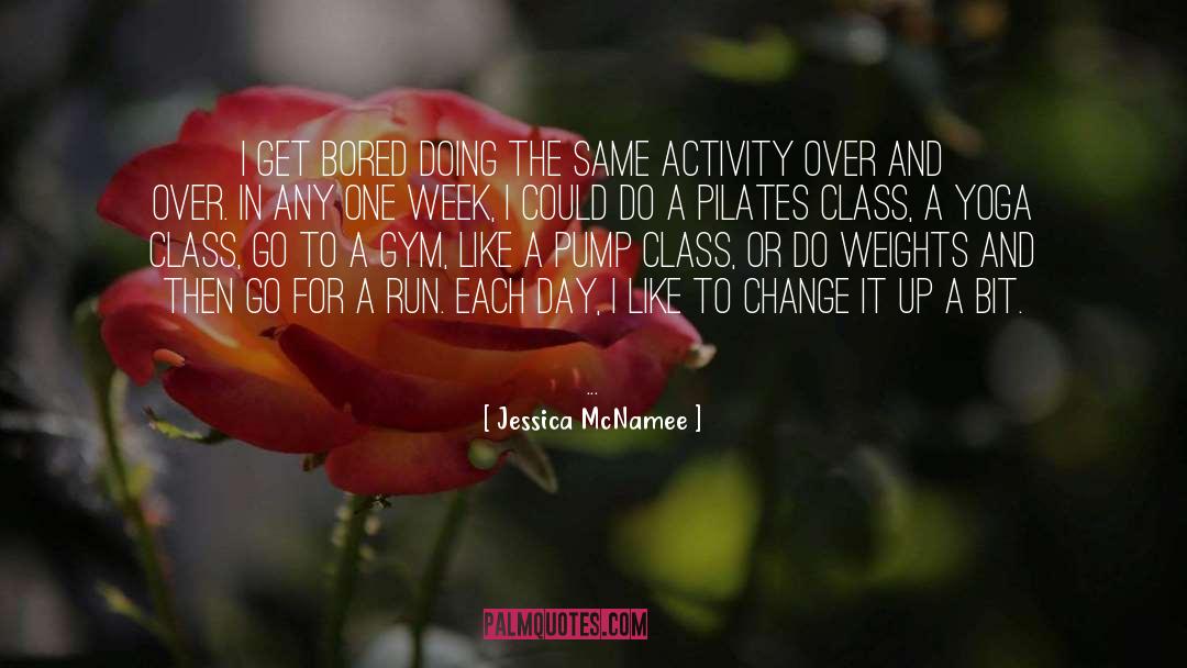 Pilates quotes by Jessica McNamee