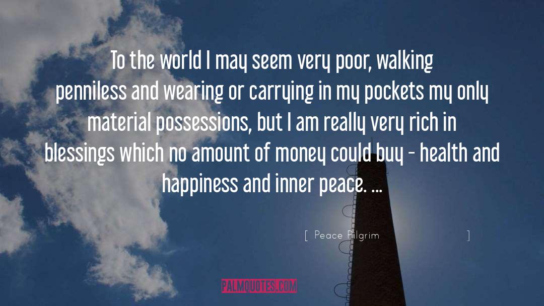 Pilgrim quotes by Peace Pilgrim