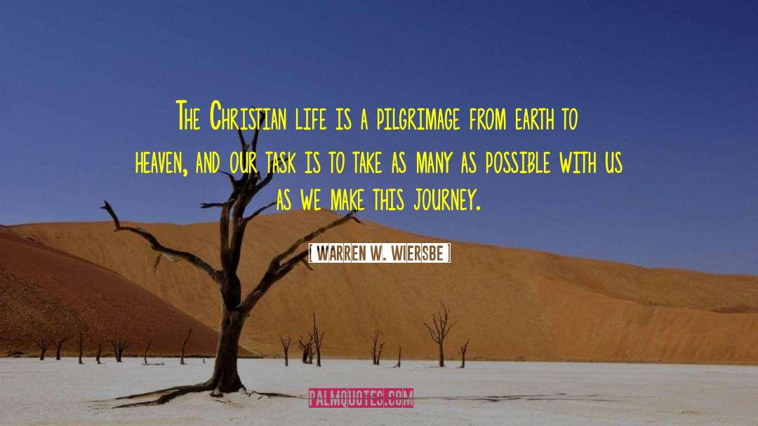 Pilgrimage quotes by Warren W. Wiersbe