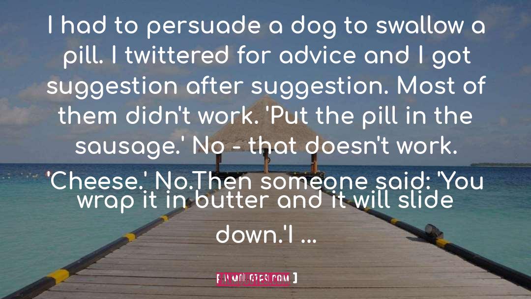 Pill quotes by Neil Gaiman