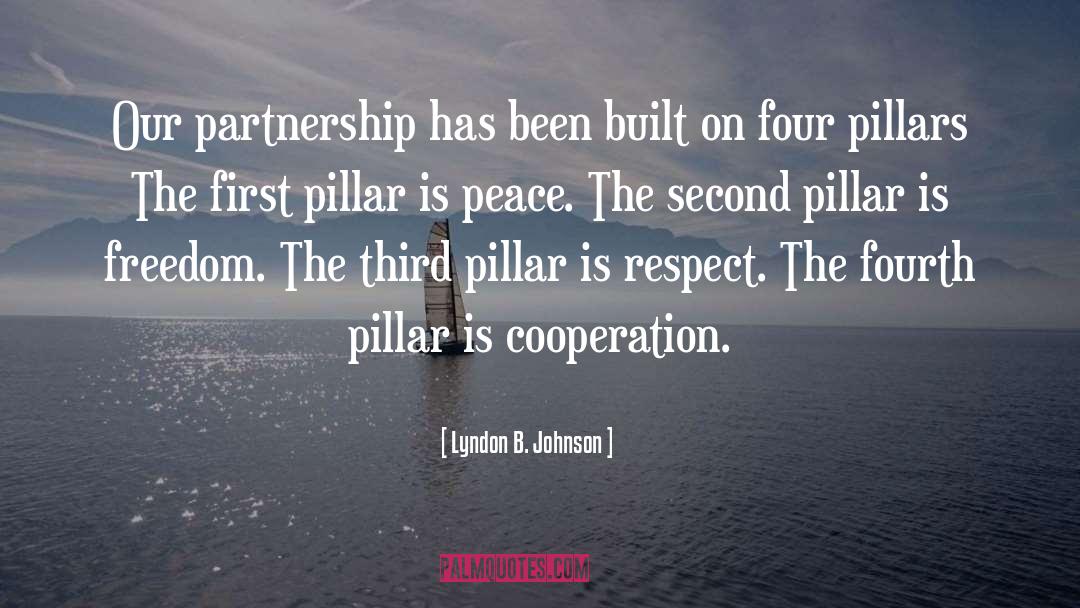 Pillar quotes by Lyndon B. Johnson
