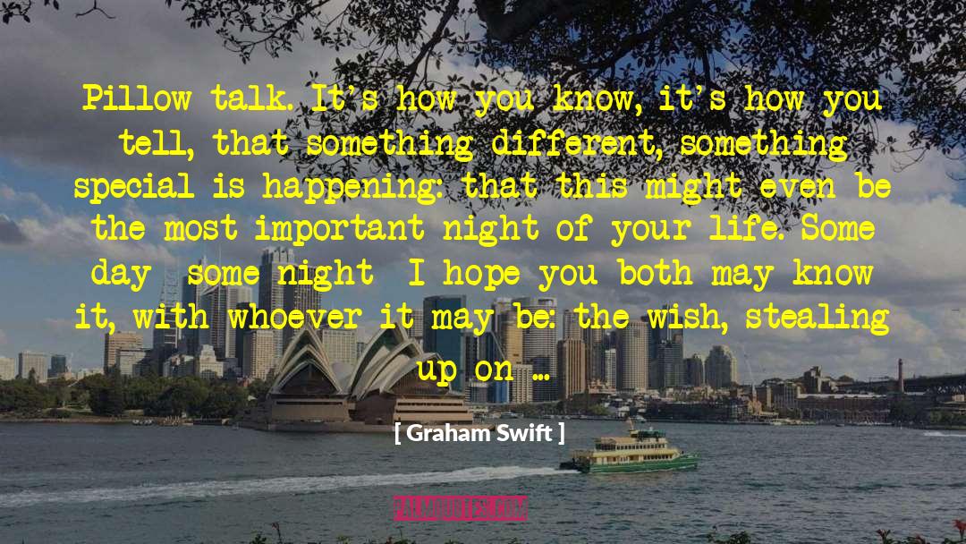Pillow Talk quotes by Graham Swift