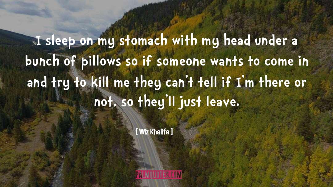 Pillows quotes by Wiz Khalifa