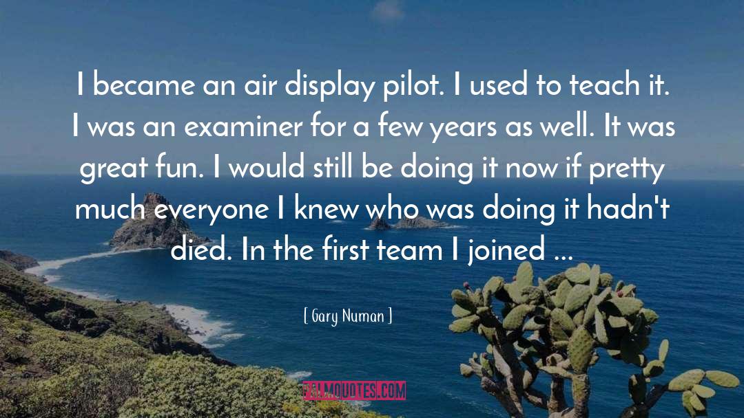 Pilot quotes by Gary Numan