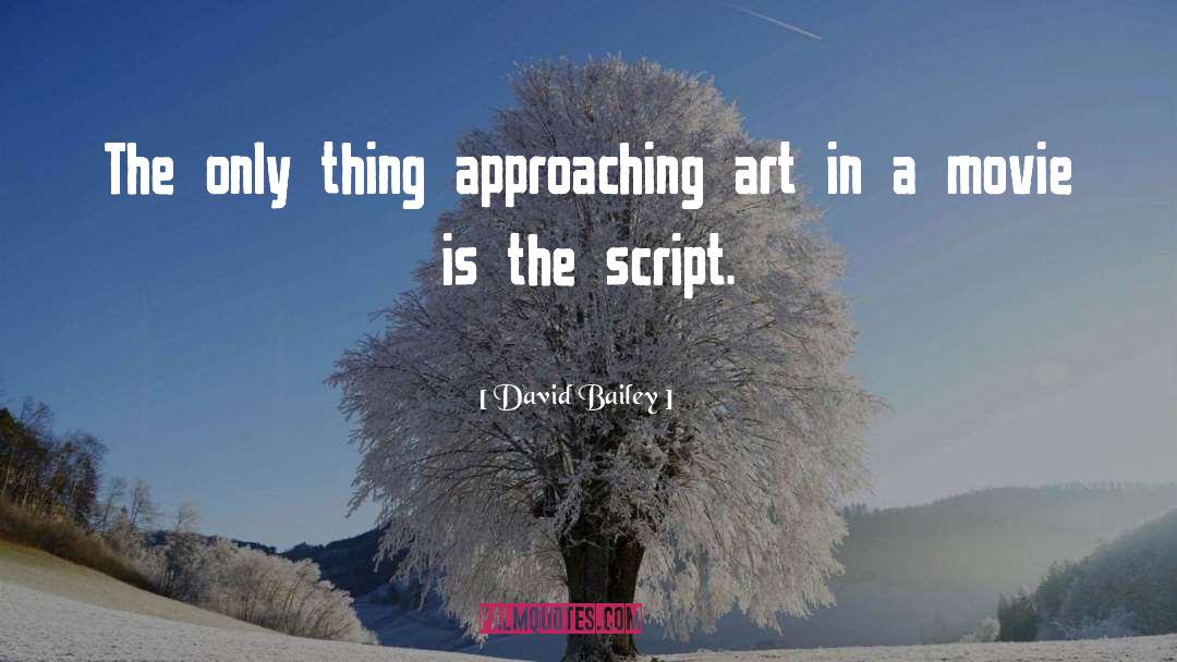 Pilot Scripts quotes by David Bailey