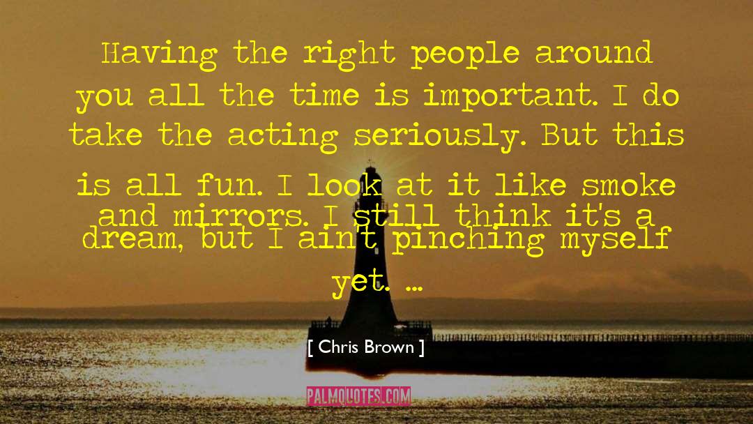 Pinching quotes by Chris Brown