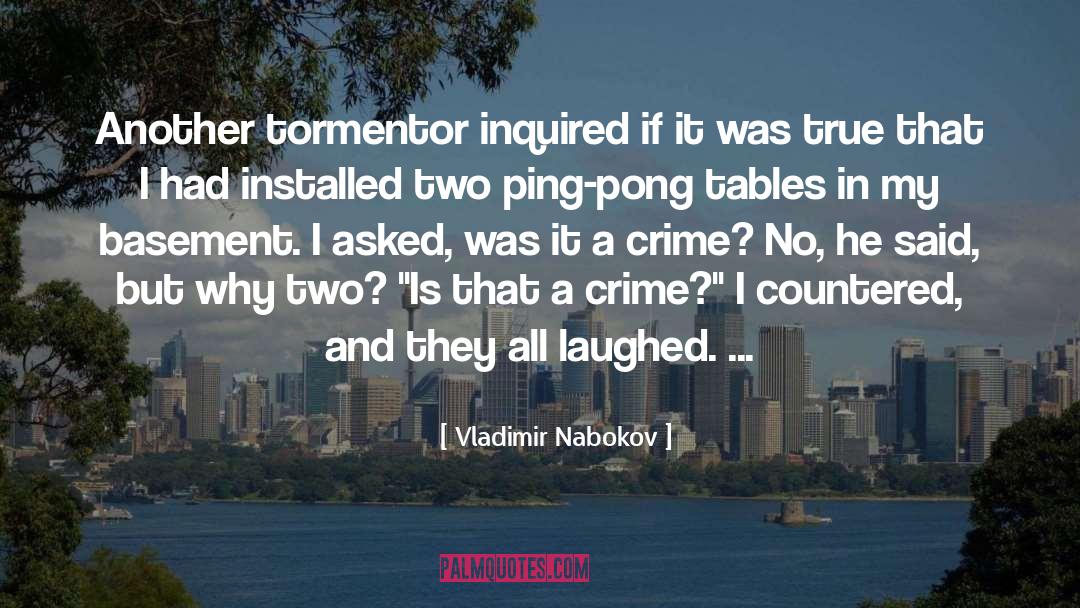 Ping Pong quotes by Vladimir Nabokov